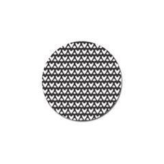 Heart Black Chain White Golf Ball Marker (10 Pack) by Celenk