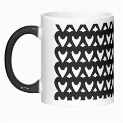 Heart Black Chain White Morph Mugs by Celenk