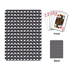 Heart Black Chain White Playing Card by Celenk