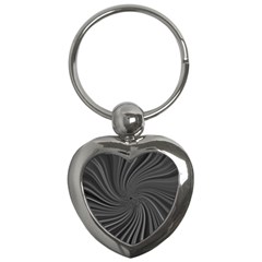 Abstract Art Color Design Lines Key Chains (heart)  by Celenk