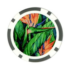 Flowers Art Beautiful Poker Chip Card Guard (10 Pack) by Celenk