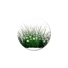 Spring Flowers Grass Meadow Plant Golf Ball Marker (4 Pack) by Celenk