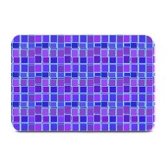 Background Mosaic Purple Blue Plate Mats by Celenk