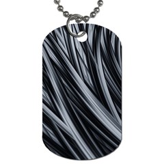 Fractal Mathematics Abstract Dog Tag (One Side)