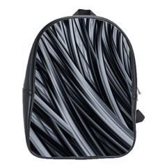 Fractal Mathematics Abstract School Bag (Large)