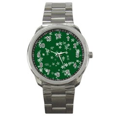 Template Winter Christmas Xmas Sport Metal Watch