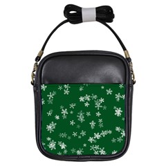 Template Winter Christmas Xmas Girls Sling Bags by Celenk