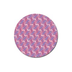 Pattern Abstract Squiggles Gliftex Magnet 3  (round) by Celenk