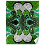 Fractal Art Green Pattern Design Canvas 36  x 48   35.26 x46.15  Canvas - 1