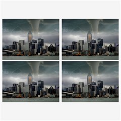 Tornado Storm Lightning Skyline Belt Buckles by Celenk