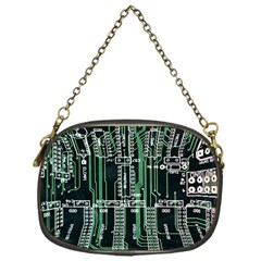 Printed Circuit Board Circuits Chain Purses (one Side)  by Celenk