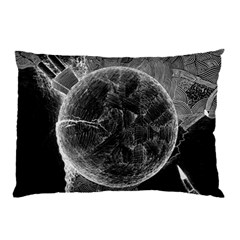 Space Universe Earth Rocket Pillow Case (two Sides) by Celenk