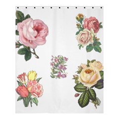 Rose Flowers Campanula Bellflower Shower Curtain 60  X 72  (medium)  by Celenk