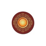 Badge Gilding Sun Red Oriental Golf Ball Marker (4 pack) Front