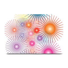 Stars Fireworks Colors Plate Mats