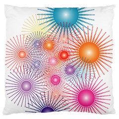 Stars Fireworks Colors Standard Flano Cushion Case (two Sides)