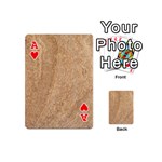 Rock Tile Marble Structure Playing Cards 54 (Mini)  Front - HeartA