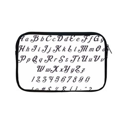 Font Lettering Alphabet Writing Apple Macbook Pro 13  Zipper Case by Celenk