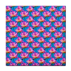 Seamless Flower Pattern Colorful Tile Coasters