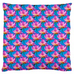 Seamless Flower Pattern Colorful Standard Flano Cushion Case (Two Sides)