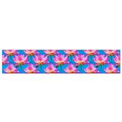 Seamless Flower Pattern Colorful Small Flano Scarf