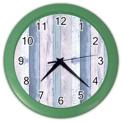 Plank Pattern Image Organization Color Wall Clocks by Celenk