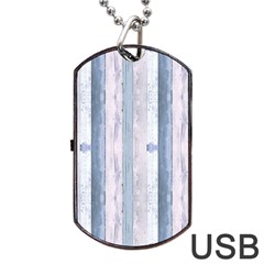 Plank Pattern Image Organization Dog Tag Usb Flash (one Side)