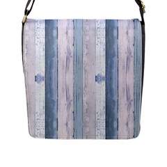 Plank Pattern Image Organization Flap Messenger Bag (l)  by Celenk