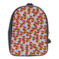 Chickens Animals Cruelty To Animals School Bag (xl) by Celenk