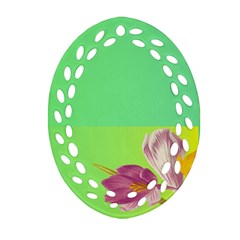 Background Homepage Blossom Bloom Ornament (oval Filigree) by Celenk