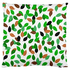 Leaves True Leaves Autumn Green Large Cushion Case (One Side)