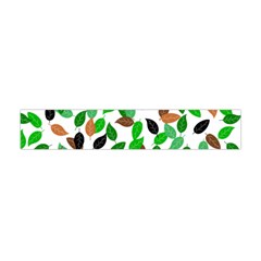 Leaves True Leaves Autumn Green Flano Scarf (Mini)