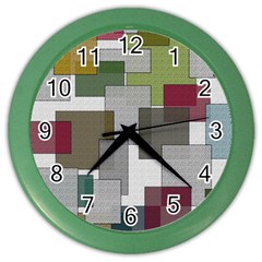 Decor Painting Design Texture Color Wall Clocks