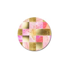 Collage Gold And Pink Golf Ball Marker (10 Pack) by NouveauDesign