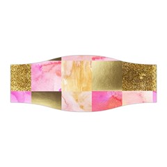 Collage Gold And Pink Stretchable Headband by NouveauDesign