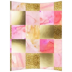 Collage Gold And Pink Back Support Cushion by NouveauDesign