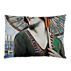 Gatsby Sommer Pillow Case (two Sides) by NouveauDesign