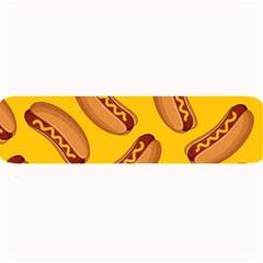 Hot Dog Seamless Pattern Large Bar Mats by Celenk