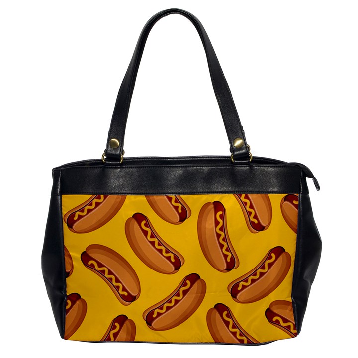 Hot Dog Seamless Pattern Office Handbags