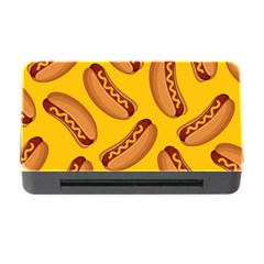 Hot Dog Seamless Pattern Memory Card Reader With Cf by Celenk