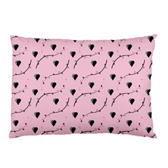 Love Hearth Pink Pattern Pillow Case by Celenk