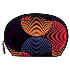 Geometric Swirls Accessory Pouches (large)  by Celenk