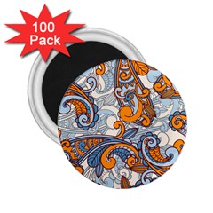 Paisley Pattern 2 25  Magnets (100 Pack)  by Celenk