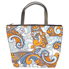 Paisley Pattern Bucket Bags by Celenk