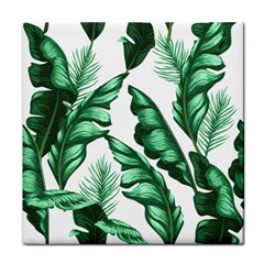 Banana Leaves And Fruit Isolated With Four Pattern Face Towel