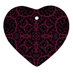 Modern Ornate Pattern Ornament (heart) by dflcprints