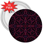 Modern Ornate Pattern 3  Buttons (10 pack)  Front