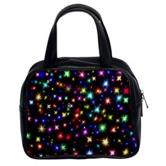 Fireworks Rocket New Year S Day Classic Handbags (2 Sides) by Celenk