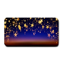 Christmas Background Star Curtain Medium Bar Mats by Celenk