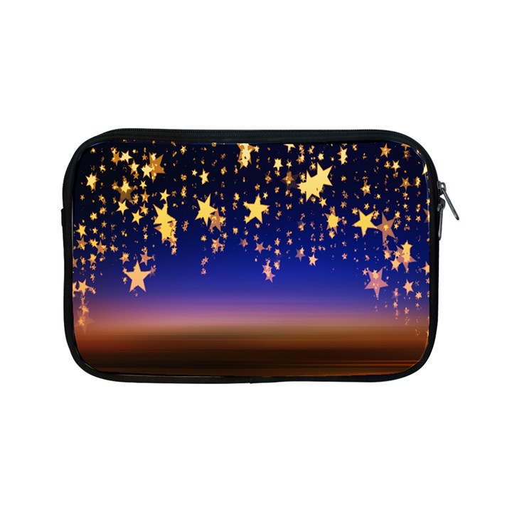 Christmas Background Star Curtain Apple iPad Mini Zipper Cases